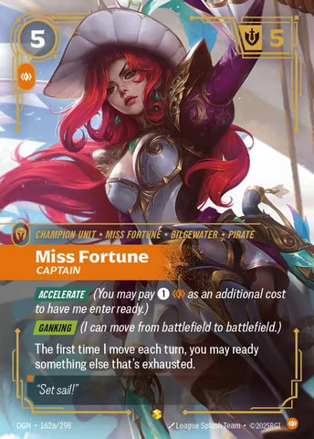Miss Fortune Captain [OGN-162a] (Alt Art)