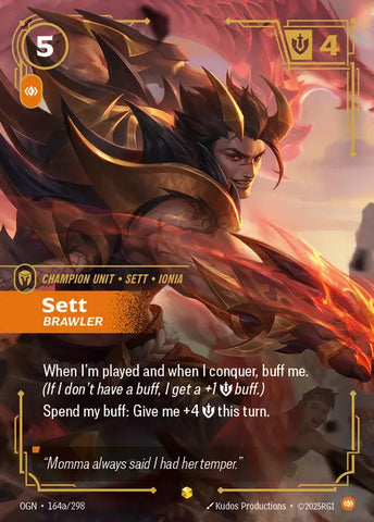 Sett Brawler [OGN-164a] (Alt Art)
