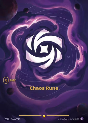 Chaos Rune [OGN-166a] (Alt Art)
