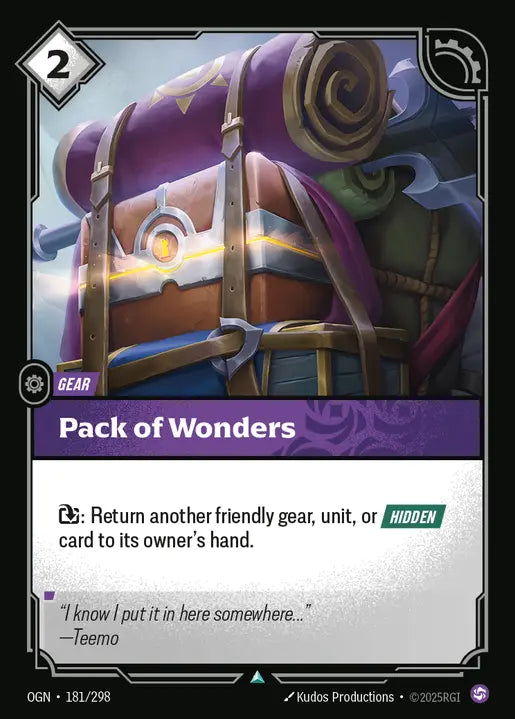 Pack of Wonders [OGN-181]