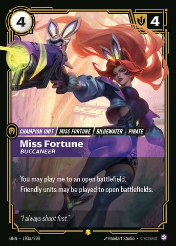 Miss Fortune Buccaneer [OGN-193a] (Alt Art)