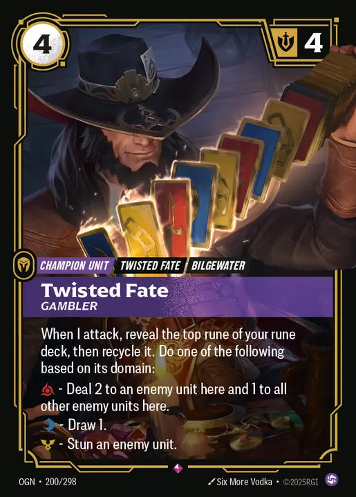 Twisted Fate Gambler [OGN-200]