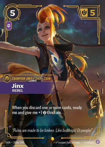 Jinx Rebel [OGN-202a] (Alt Art)
