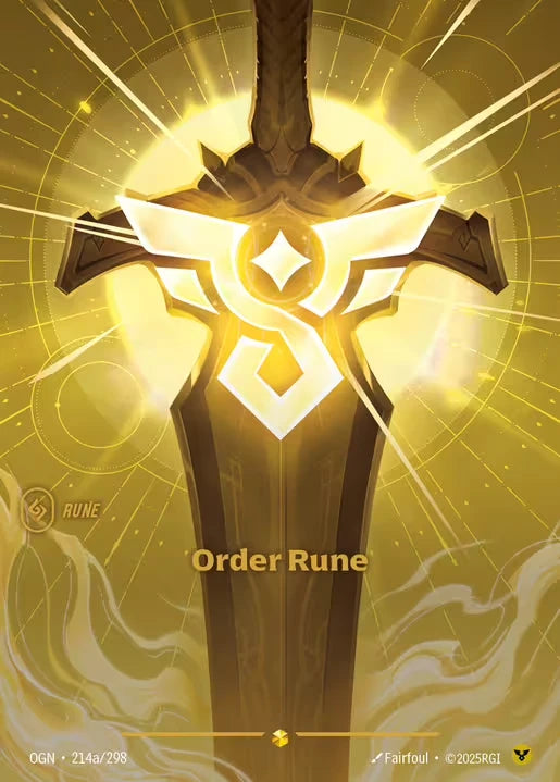 Order Rune [OGN-214a] (Alt Art)
