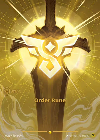 Order Rune [OGN-214a] (Alt Art)