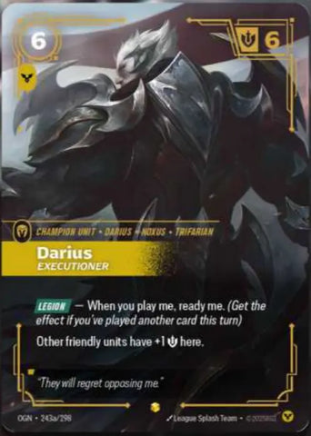 Darius Executioner [OGN-243a] (Alt Art)
