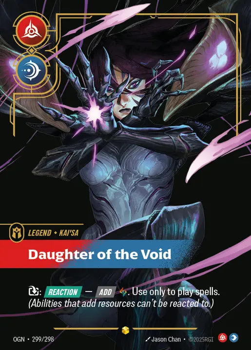Kai'Sa Daughter of the Void [OGN-299] (Overnumber)