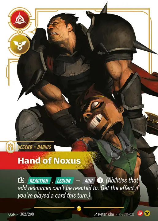 Darius Hand of Noxus [OGN-302] (Overnumber)