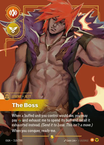 Sett The Boss [OGN-310] (Overnumber)