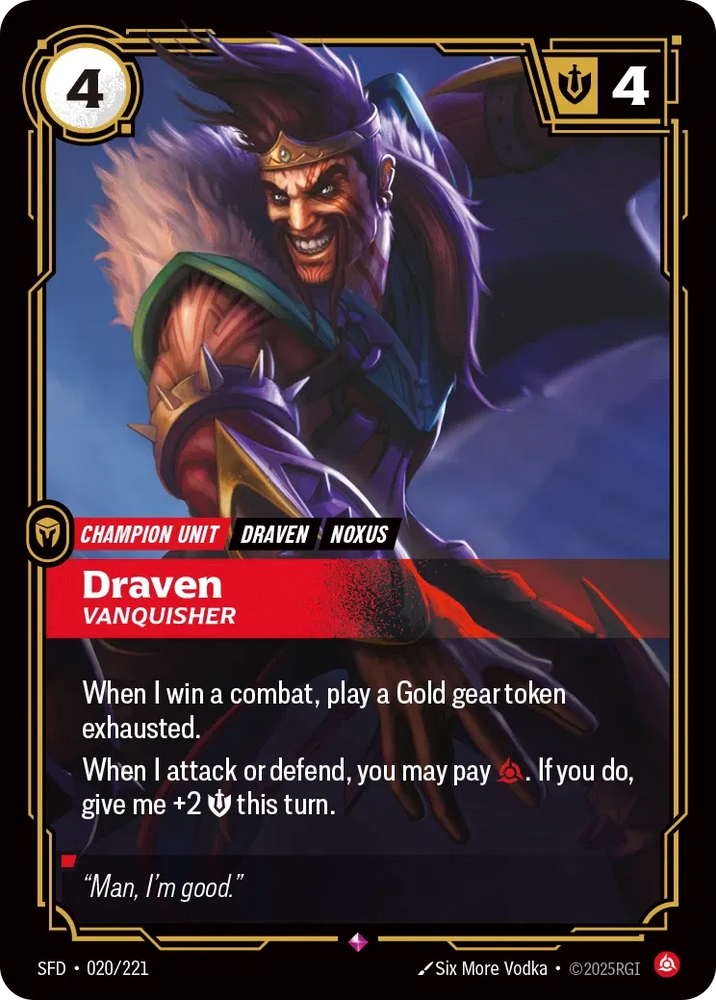 Draven Vanquisher [SFD-020]