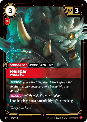 Rengar Pouncing [SFD-025]