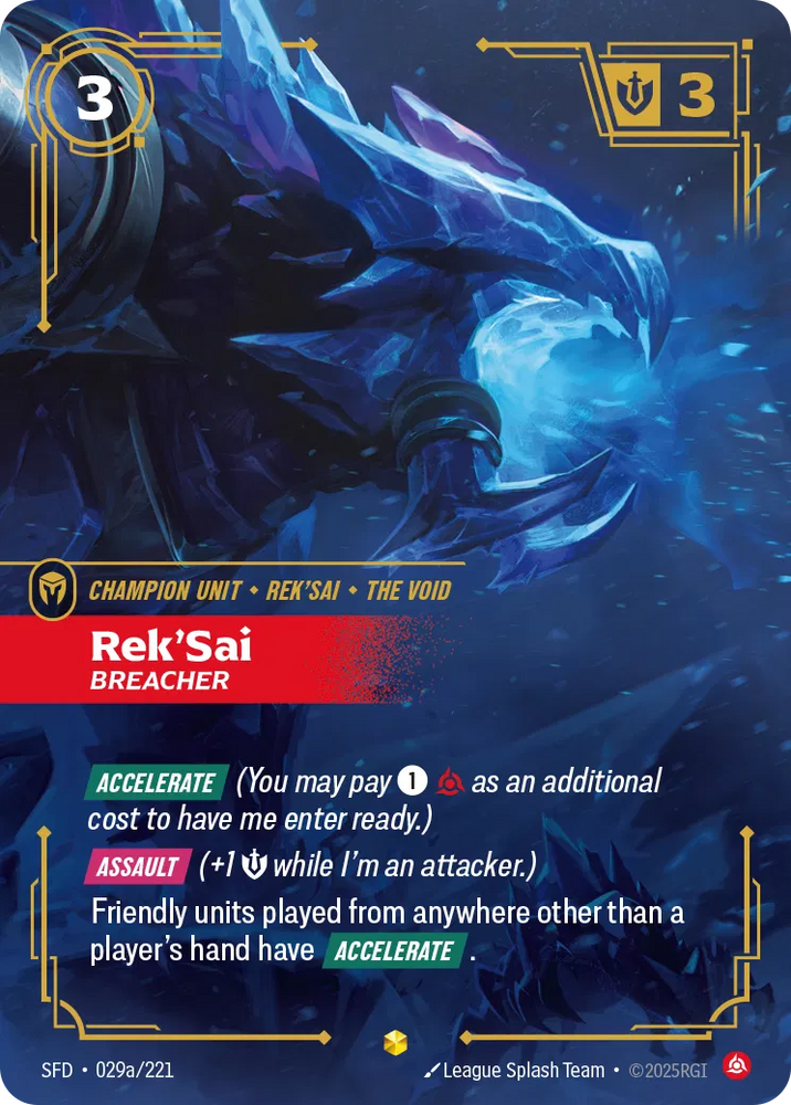 Rek'Sai Breacher [SFD-029a] (Alt Art)