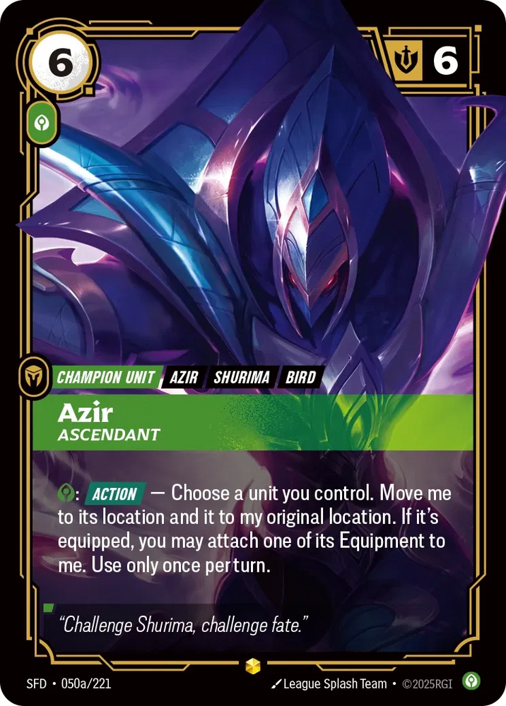 Azir Ascendant [SFD-050a] (Alt Art)