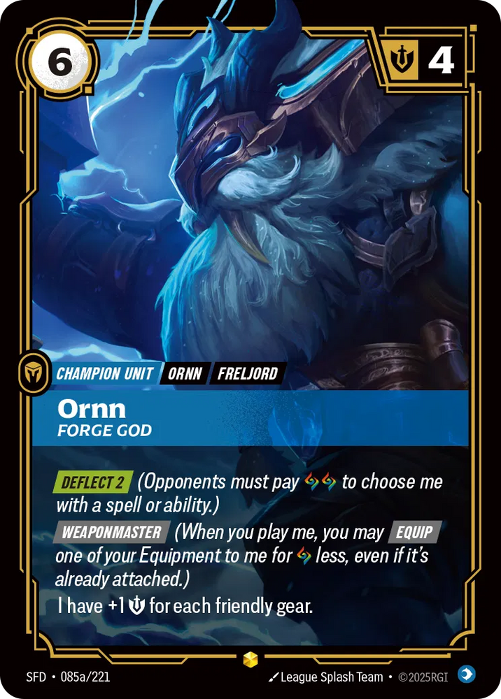 Ornn Forge God [SFD-085a] (Alt Art)