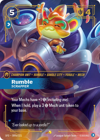 Rumble Scrapper [SFD-089a] (Alt Art)