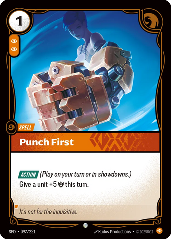 Punch First [SFD-097]