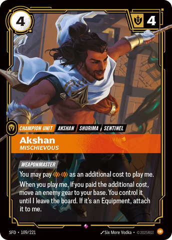 Akshan Mischievous [SFD-109]