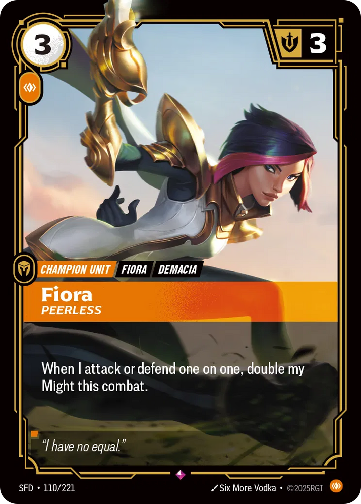 Fiora Peerless [SFD-110]
