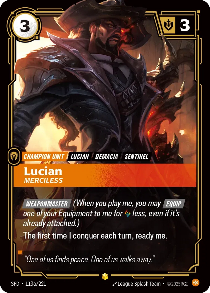 Lucian Merciless [SFD-113a] (Alt Art)