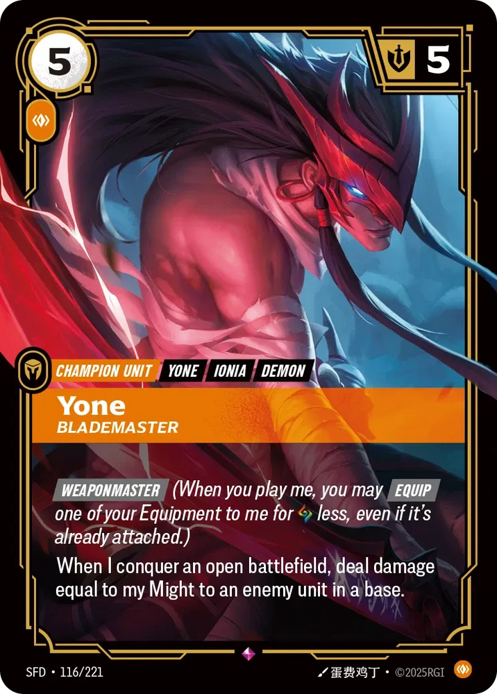 Yone Blademaster [SFD-116]