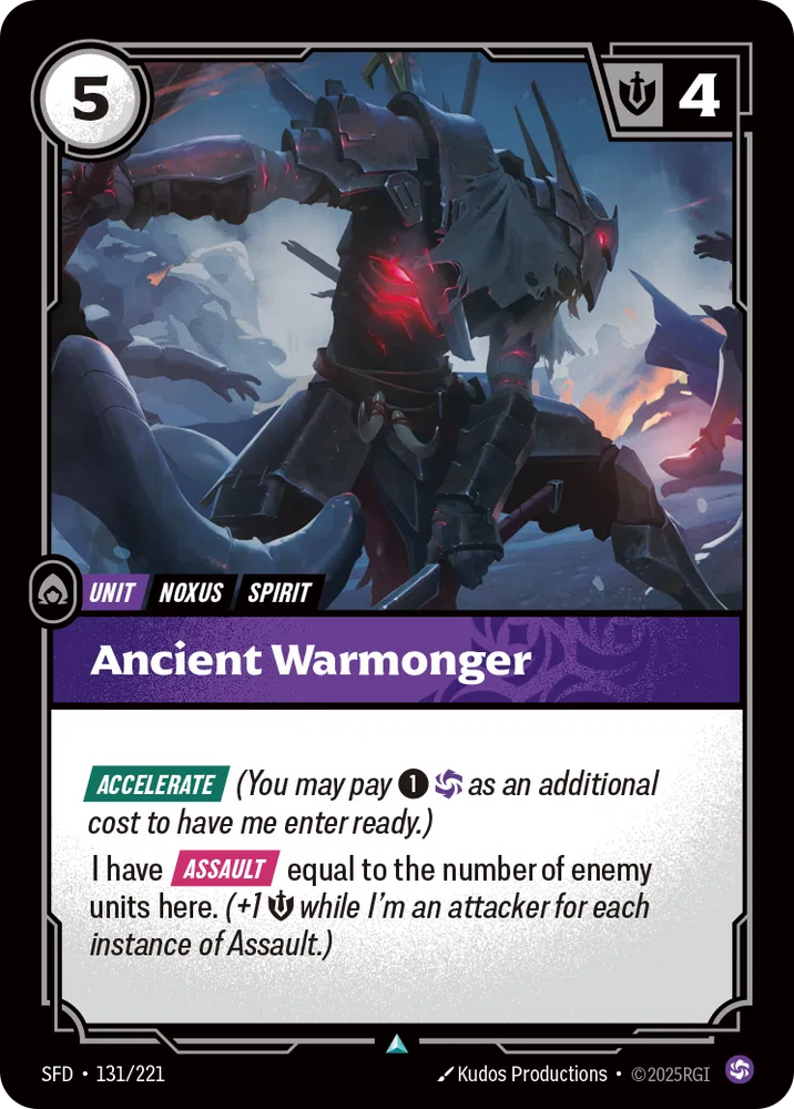 Ancient Warmonger [SFD-131]