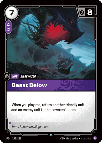 Beast Below [SFD-132]