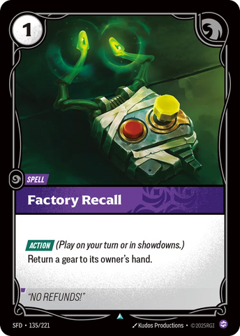 Factory Recall [SFD-135]