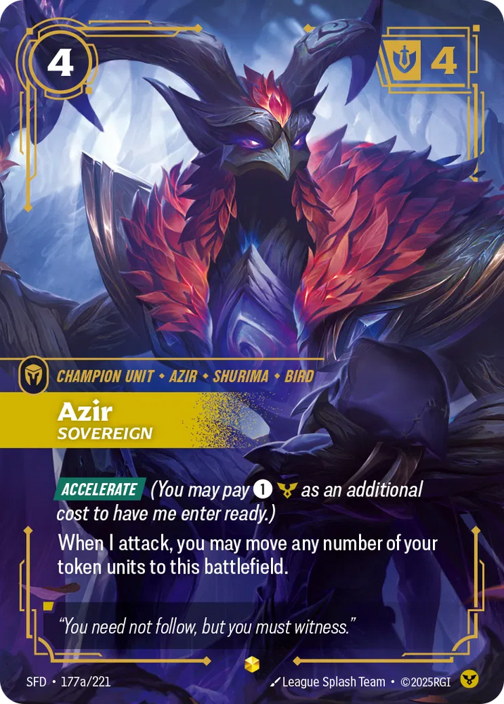 Azir Sovereign [SFD-177a] (Alt Art)