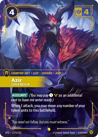 Azir Sovereign [SFD-177a] (Alt Art)