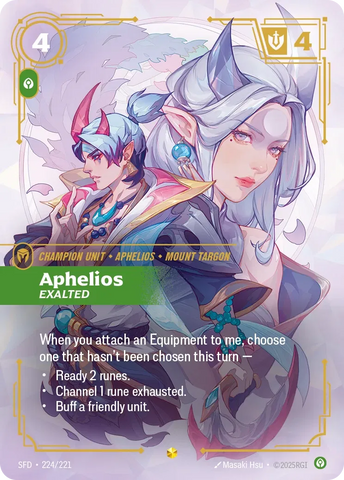 Aphelios Exalted [SFD-224] (Overnumber)