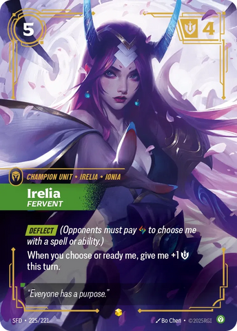 Irelia Fervent [SFD-225] (Overnumber)