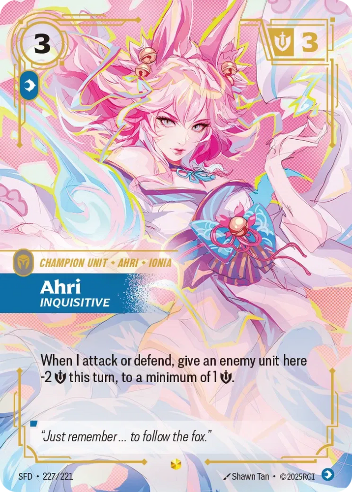 Ahri Inquisitive [SFD-227] (Overnumber)
