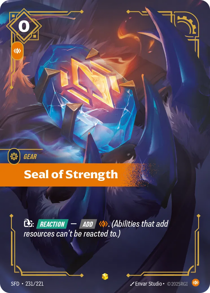 Seal of Strength [SFD-231] (Overnumber)