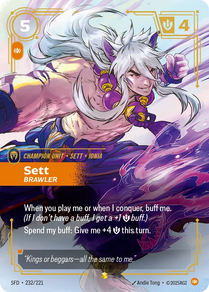 Sett Brawler [SFD-232] (Overnumber)