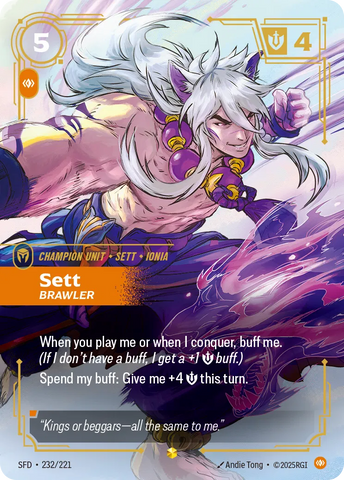 Sett Brawler [SFD-232] (Overnumber)
