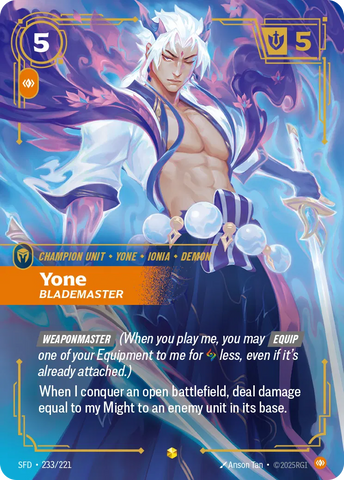 Yone Blademaster [SFD-233] (Overnumber)