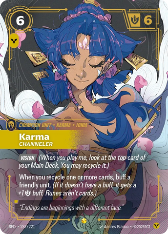 Karma Channeler [SFD-237] (Overnumber)