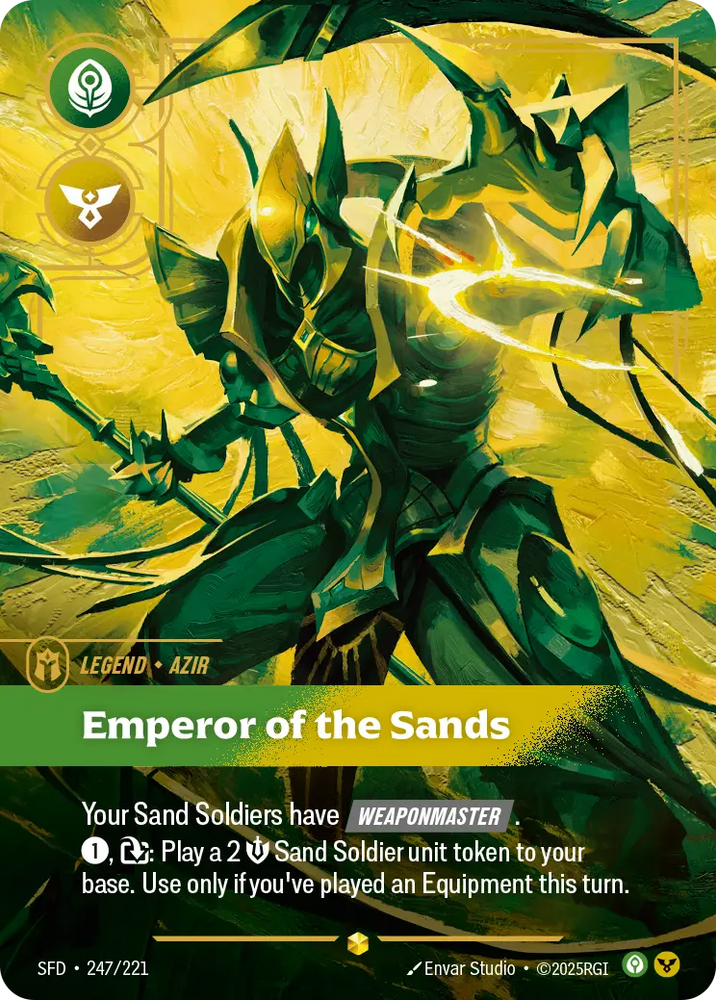 Azir Emperor of the Sands [SFD-247] (Overnumber)