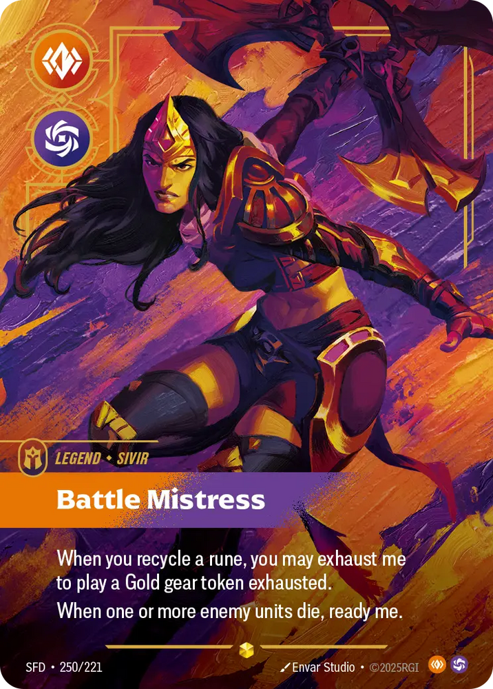 Sivir Battle Mistress [SFD-251] (Overnumber)