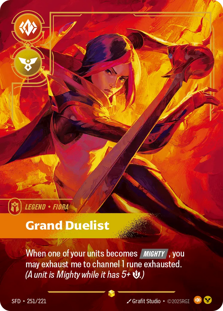 Fiora Grand Duelist [SFD-251] (Overnumber)