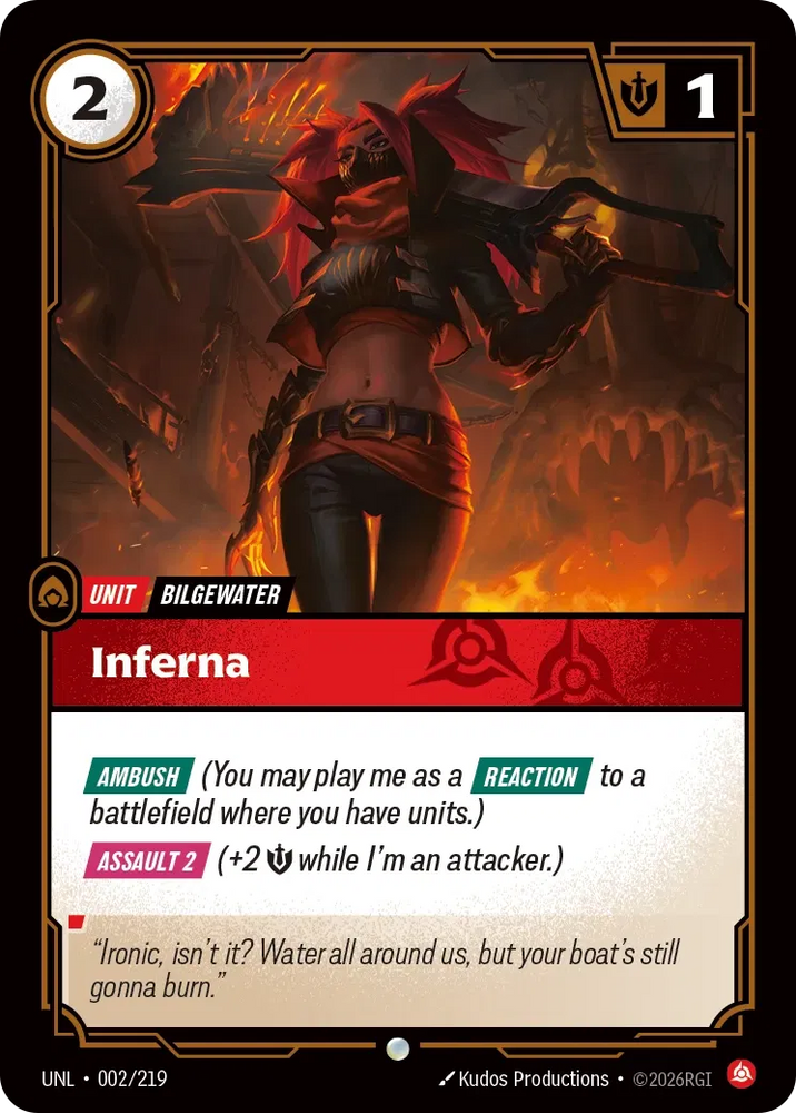 Inferna - Unleashed (UNL 002/219)