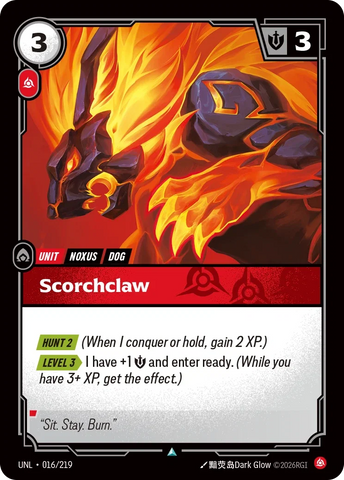 Scorchclaw - Unleashed (UNL 016/219)
