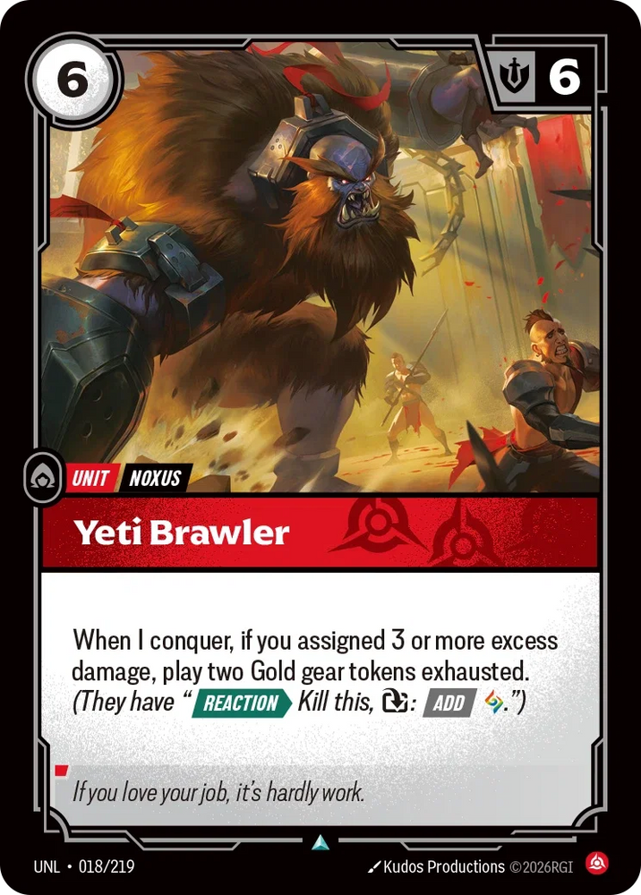 Yeti Brawler - Unleashed (UNL 018/219)