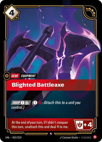 Blighted Battleaxe - Unleashed (UNL 019/219)