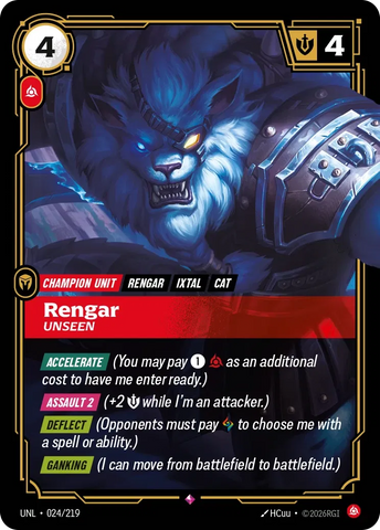 Rengar Unseen - Unleashed (UNL 024/219)