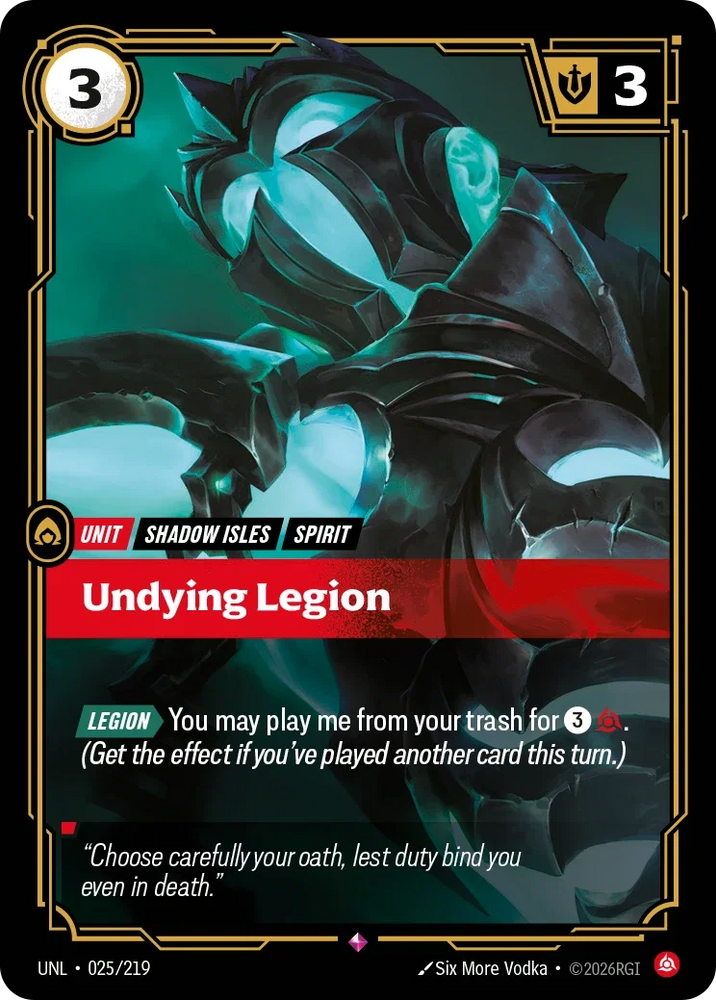 Undying Legion - Unleashed (UNL 025/219)