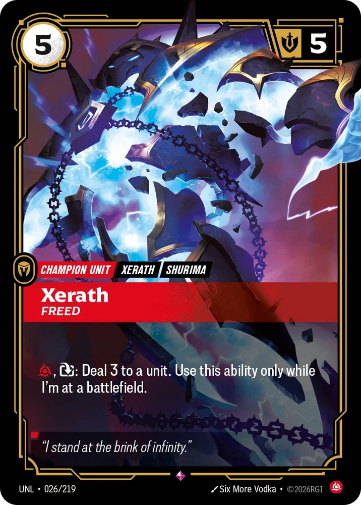 Xerath Freed - Unleashed (UNL 026/219)