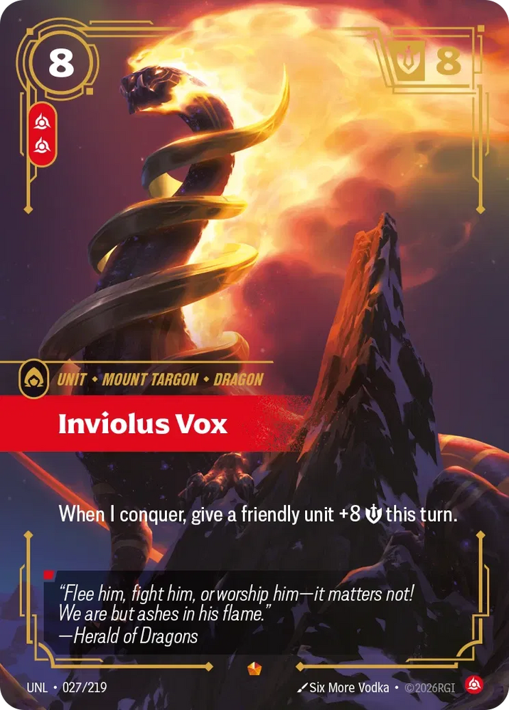 Inviolus Vox - Unleashed (UNL 027/219)