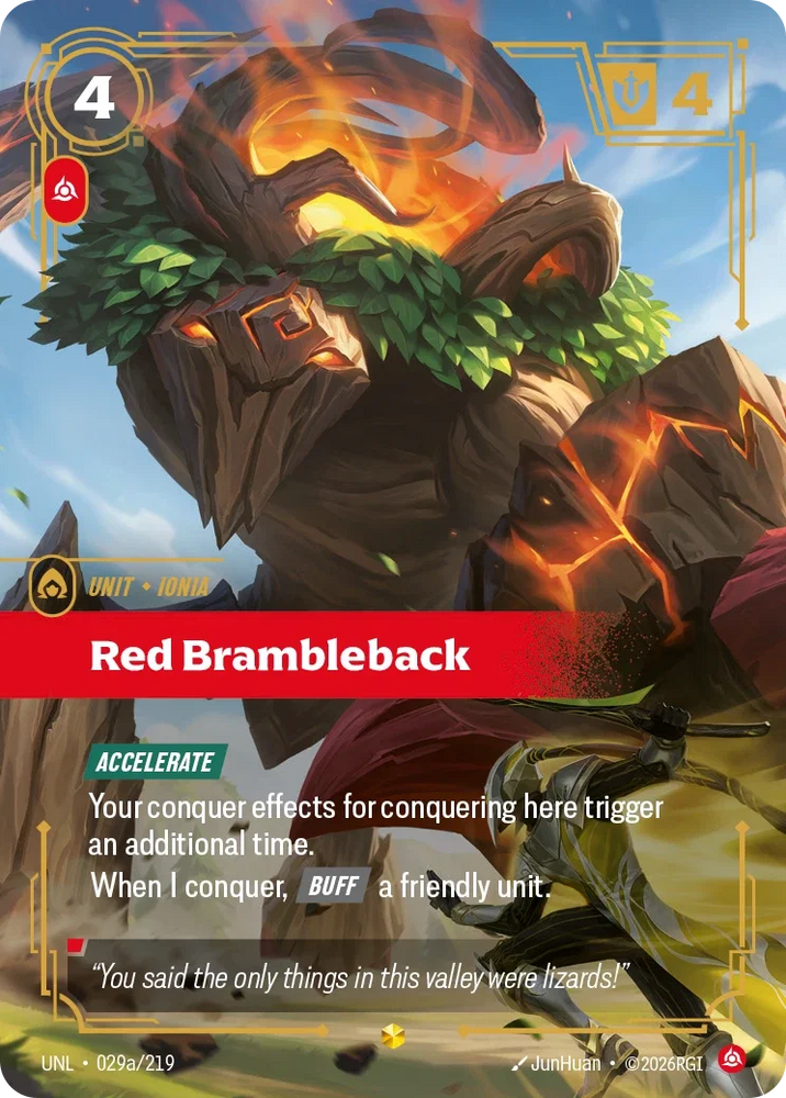 Red Brambleback - Unleashed (UNL 029a/219) (Alt Art)