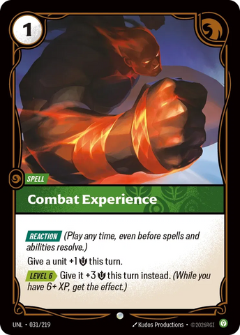 Combat Experience - Unleashed (UNL 031/219)